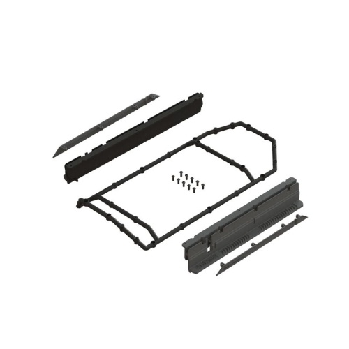 [���ܼ�] ARA480060 [ARRMA] ARA480060 Side Skirt and Support Frame Set