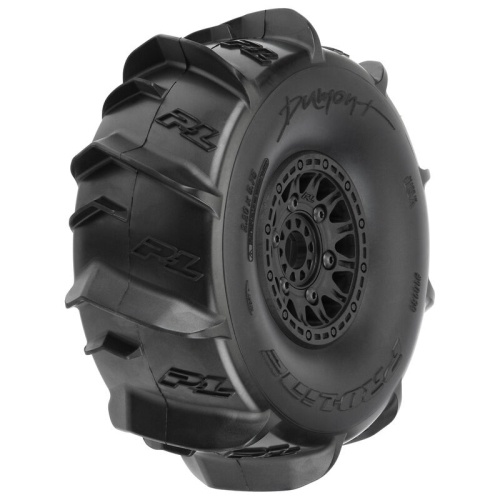 [���ܼ�] PRO1018911 [PROLINE-RACING] 10189-11 1/7 Dumont Sand/Snow F/R Tires MTD 17mm Black Raid (2): Mojave/UDR