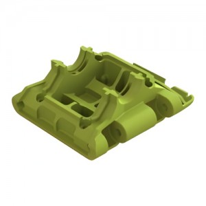 [ARRMA] ARA320774 Rear Lower Skid/Gearbox Mount, Fluorescent Yellow 