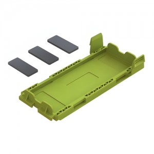 [ARRMA] ARA320775 Battery Door Set, Fluorescent Yellow 