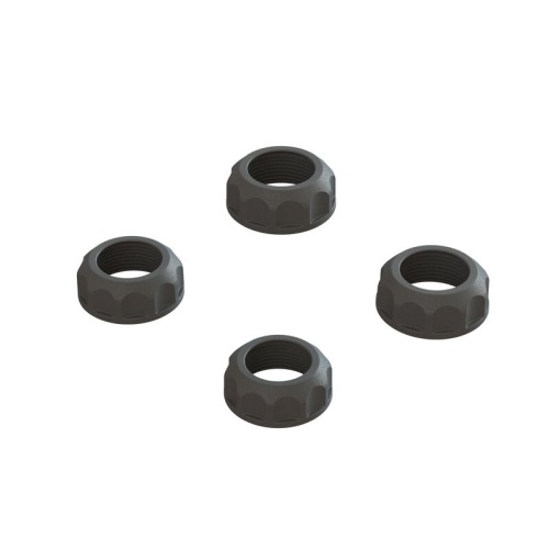 [���ܼ�] ARA330828 [ARRMA] ARA330828 Shock Cap (4): 4X4, Black