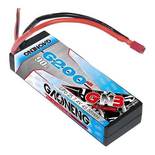 [���ܼ�] GNB62002S90W [GNB] 7.4V 6200MAH 90C Stick Pack, Cabled Hard Case Size