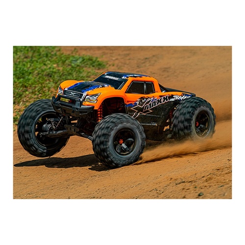 [���ܼ�] CB77096-4 Orange [Traxxas] CB77096-4 Orange X-MAXX 8S ESC BELTED RTR Monster Truck (���͸� & ������ ����)