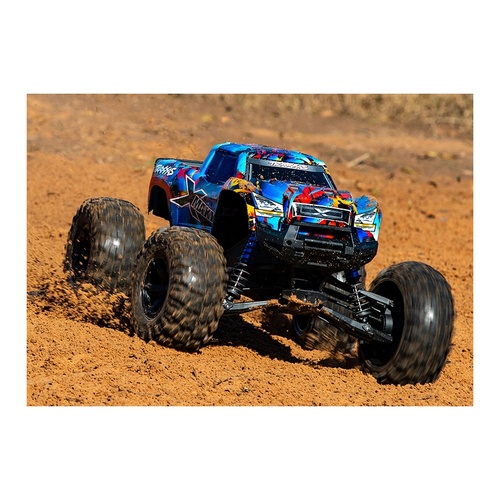 [���ܼ�] CB77096-4 Blue [Traxxas] CB77096-4 Blue X-MAXX 8S ESC BELTED RTR Monster Truck (���͸� & ������ ����)