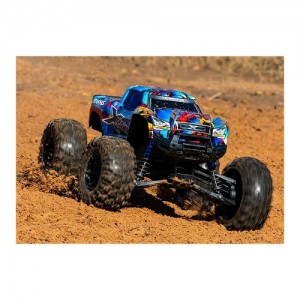 [Traxxas] CB77096-4 Blue X-MAXX 8S ESC BELTED RTR Monster Truck (���͸� & ������ ����) 