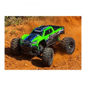 [Traxxas] CB77096-4 Green X-MAXX 8S ESC BELTED RTR Monster Truck (���͸� & ������ ����) 