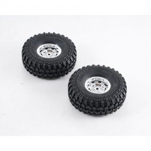 [ROC HOBBY] FCX10 1:10 CHEVROLET K5 BLAZER WHEEL ASSEMBLY 1 PAIR 