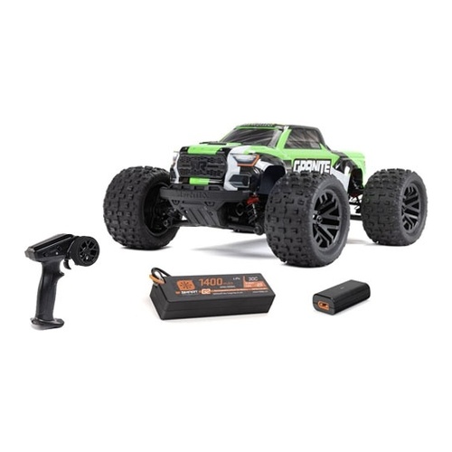[���ܼ�] ARA2102T3 [ARRMA] 1/18 GRANITE GROM MEGA 380 �귯�õ� 4X4 ���� Ʈ�� RTR (���͸� �� ������ ����, ���)
