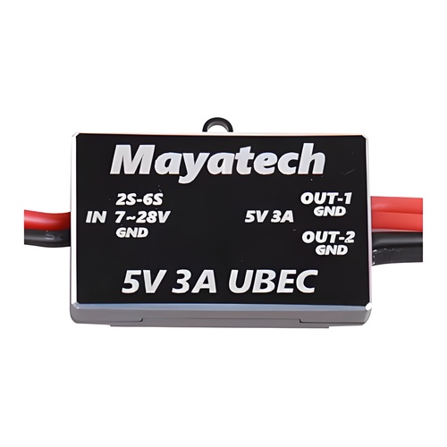 [���ܼ�] MY-5V-Black [Mayatech] 5V 3A UBEC(7~28V) �˷�̴� ���̽�, 2�� ���