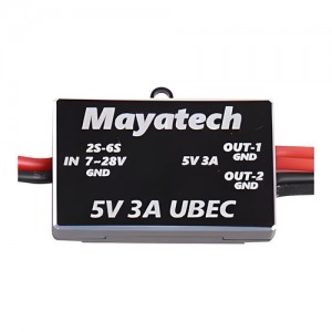 [Mayatech] 5V 3A UBEC(7~28V) �˷�̴� ���̽�, 2�� ��� 5V Step Down Power Supply Voltage Regulation
