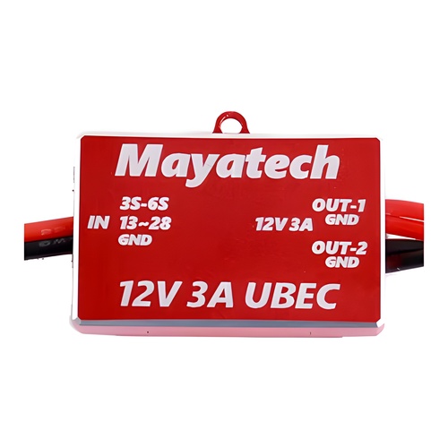 [���ܼ�] MY-12V-Red [Mayatech] 12V 3A UBEC (13~28V) �˷�̴� ���̽�, 2�� ���