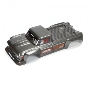 [ARRMA] ARA402360 PAINTED DECALED TRIMMED BODY, GUNMETAL: OUTCAST 4X4 