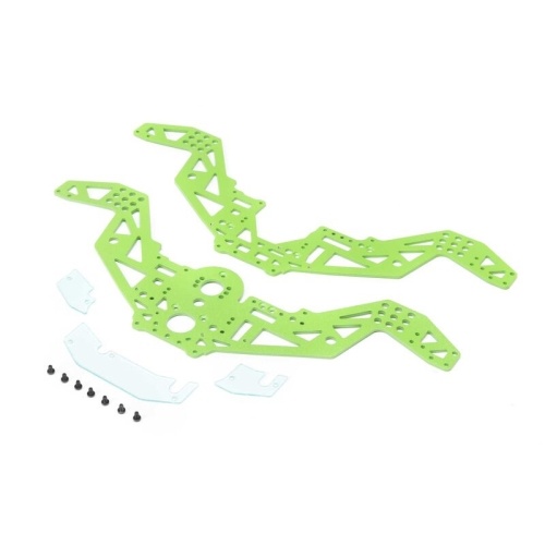 [���ܼ�] LOS211052 [TEAM LOSI] Chassis Plate Set, Green: Mini LMT