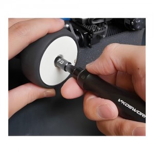 [KOSWORK] Hard Coated Aluminum 7mm Compact Wheel Nut Driver (For 4mm nut) (Light Tri Handle) 