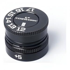 [KOSWORK] 12~22mm Adjustable Ride Height Gauge (w/KOS13362 5mm block) (1/10 Buggy) 