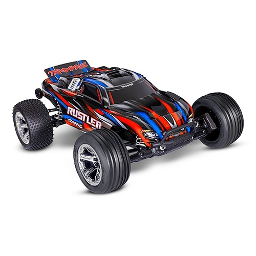 [���ܼ�] CB37354-4 Red [Traxxas] CB37354-4 Red 1/10 RUSTLER 2WD BL2S Brushless Combo-������,���͸� ����