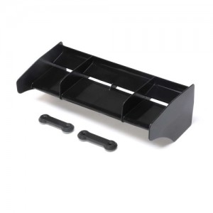 [TEAM LOSI] LOS240026 Wing, Black: 8X, 8XE, 8XT 
