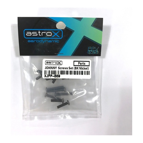 [���ܼ�]  AstroX X5 JohnnyFPV/J5 ���� 12.9g Screws Set (Black Nickel)