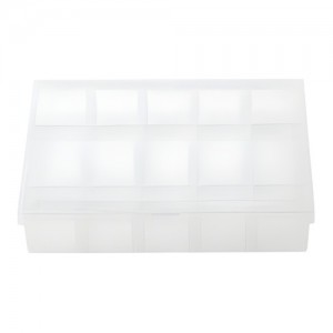 Coms �ٿ뵵 PVC ������ (10�й�, 13.5cmX10cmX2.7cm) EKB-203, ���� �ڽ�, ���̽� 