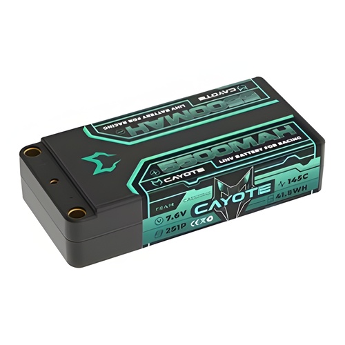 [���ܼ�] CA-552S145 [CAYOTE] 7.6V 2S 5500mAH 145C Shorty Racing LiPo Battery ��Ƽ ���̽� ��Ƭ ������ ���͸�