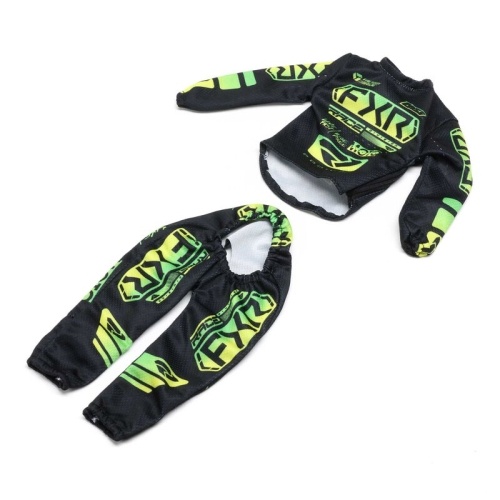 [���ܼ�] LOS-2296 [TEAM LOSI] Rider Jersey Set, FXR Podium Gladiator, Black: Promoto-SM