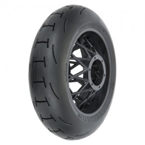 [PROLINE-RACING] 10245-10 1/4 Supermoto 2.0 S3 Rear Tire MTD Black Supermoto Wheel: MX/SM 