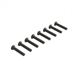 [ARRMA] ARA722318 Flat Head Hex Machine Screw M3x18mm (10) 