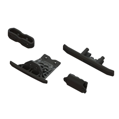 [���ܼ�] ARA-1547 [ARRMA] ARA-1547 Lower Skid And Bumper Set: Black