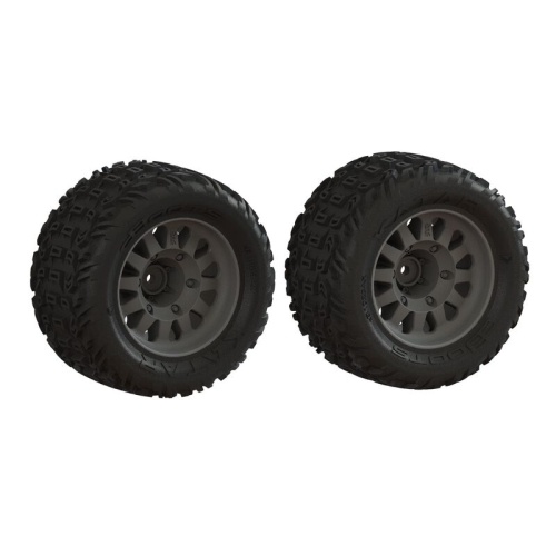 [���ܼ�] ARA-1553 [ARRMA] ARA-1553 dBoots Katar Tire Set Glued (2)