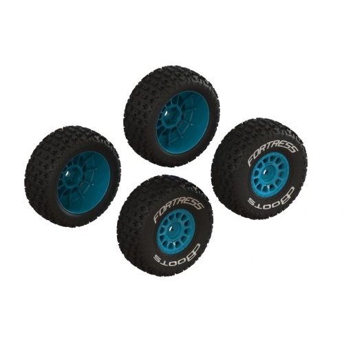 [���ܼ�] ARA-1571 [ARRMA] ARA-1571 dBoots FORTRESS Glued Tire Set, Blue (2 Pairs)