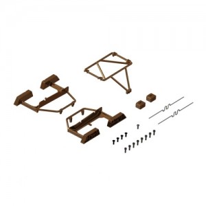 [ARRMA] ARA-2023 Desert Truck Body Roll Cage Set, Bronze: GROM 
