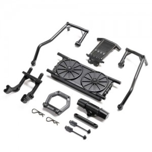 [TEAM LOSI] Bumper, Body Post: 8X Super Lasernut 
