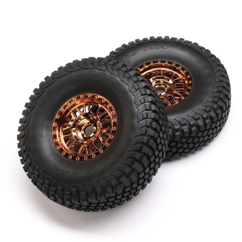 [���ܼ�] LOS45037 [TEAM LOSI] Wheel, Tire, Mounted (2): 8X Super Lasernut