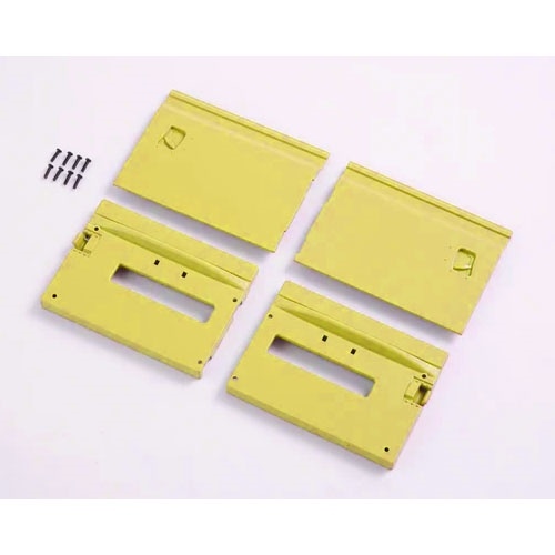 [���ܼ�] C1675 [ROC HOBBY] 1:12 Land Rover DOOR SET GREEN PAINTED Yellow