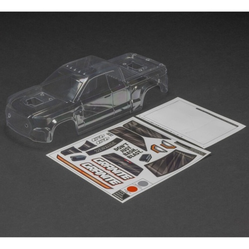 [���ܼ�] ARA-1620 [ARRMA] ARA-1620 GRANITE 4X4 Trimmed Body, Clear