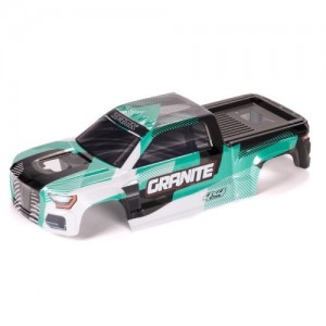 [ARRMA] ARA-2317 1/10 Clipless Painted Decaled Trimmed Body, Green/Black: GRANITE 4X4 