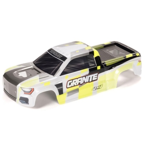 [���ܼ�] ARA-2316 [ARRMA] ARA-2316 1/10 Clipless Painted Decaled Body, Yellow: GRANITE 4X4