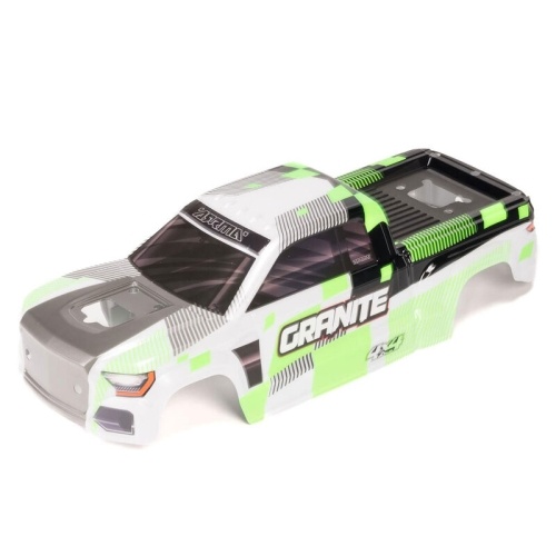 [���ܼ�] ARA-2245 [ARRMA] ARA-2245 1/10 Clipless Painted Decaled Body, Green: GRANITE 4X4