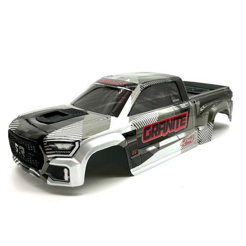 [���ܼ�] ARA-1623-B [ARRMA] GRANITE 4x4 223s - Body Shell Gun Metal painted clipless ARA4302V4
