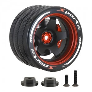 [DETAILS TECH] [DTEL01038C] Aluminum RC Transmitter Steering Handwheel for M17/4PX/7PX/10PX/NB4/X9/KO EX 