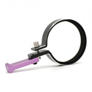 [DETAILS TECH] Metal Transmitter Steering Wheel Trigger Adapter Kit for SCX10 TRX4 TRX6 Purple 