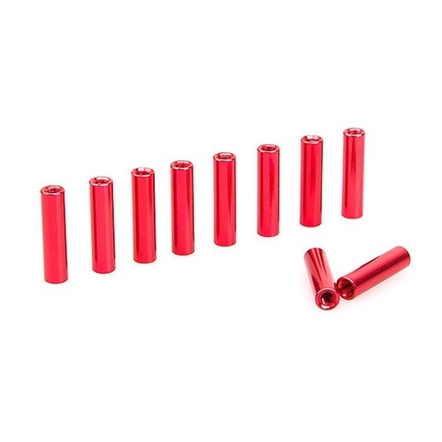 [���ܼ�]  Rctimer M3x25mm Aluminum Standoff (10pcs, red)