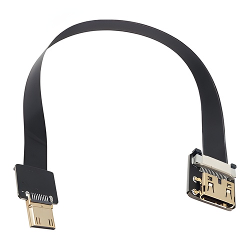 [���ܼ�] HDMI2AVB [HDCVT] Mini HDMI Male to Mini HDMI Female Flat FPV Video Extension Cable 15cm
