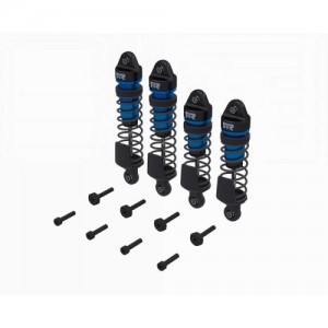 [ARRMA] ARA-2671 Shock Set, Front/Rear Assembled, TBC cSt Oil, Blue (4Pcs): MINI 