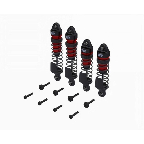 [���ܼ�] ARA-2670 [ARRMA] ARA-2670 Shock Set, Front/Rear Assembled, TBC cSt Oil, Red (4Pcs): MINI