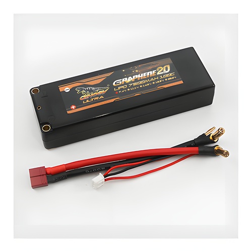 [���ܼ�]  [Dinogy] Graphene 7.4V 7500mAh 2S 100C (5mm Banana Hard Pack) ��Ƭ ������ ���͸�