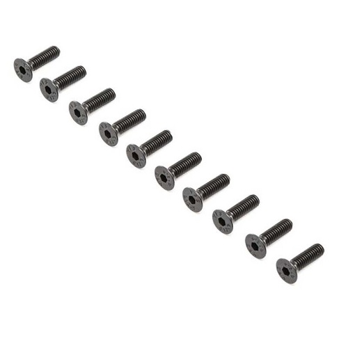 [���ܼ�] LOS-4014 [TEAM LOSI] LOS-4014 Flat Head Screws, M4 x 12mm STL (10)