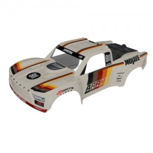 [ARRMA] ARA-4303 MOJAVE 6S BLX Painted, Decaled, Trimmed Body, White 