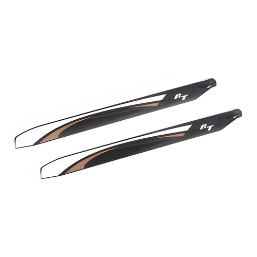 [���ܼ�] DTS-H-4366C-3D-FBL [RT] 436mm Carbon Fiber Main blade (hole 4mm)
