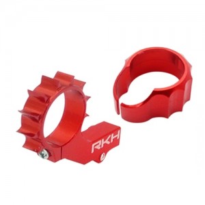 CNC AL 8mm Tail Motor Mount w/Protection Set (Red) - Blade mCPXBL 